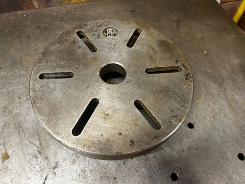 Lathe faceplate 12 - faceplate., 12"