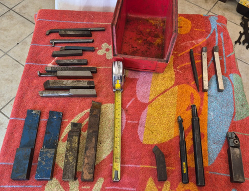 Joblot lathe tools used a - joblot, -used