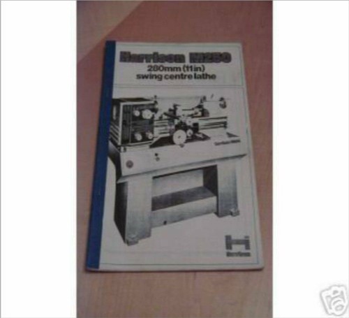 Harrison m250 lathe - harrison, manual